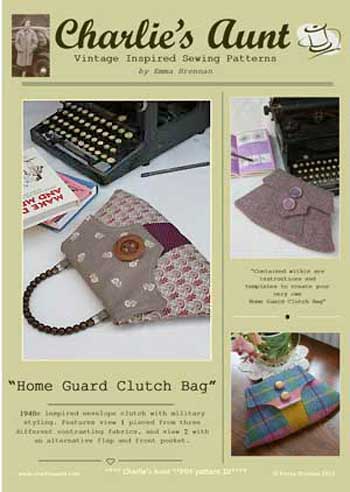 Home Guard Clutch Bags Pattern - Retail $10.00 - Click Image to Close